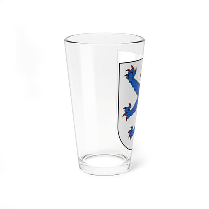 Freienstein-Teufen-blazon (Switzerland) (Coat of Arms) Pint Glass 16oz