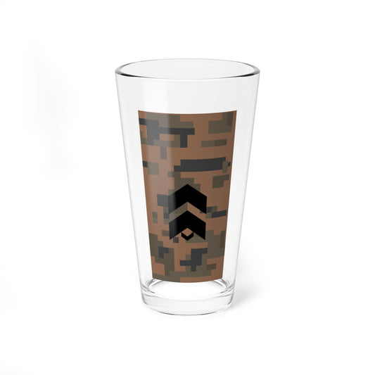 Mongolian Army SGT field (Mongolia) (Military Rank) Pint Glass 16oz