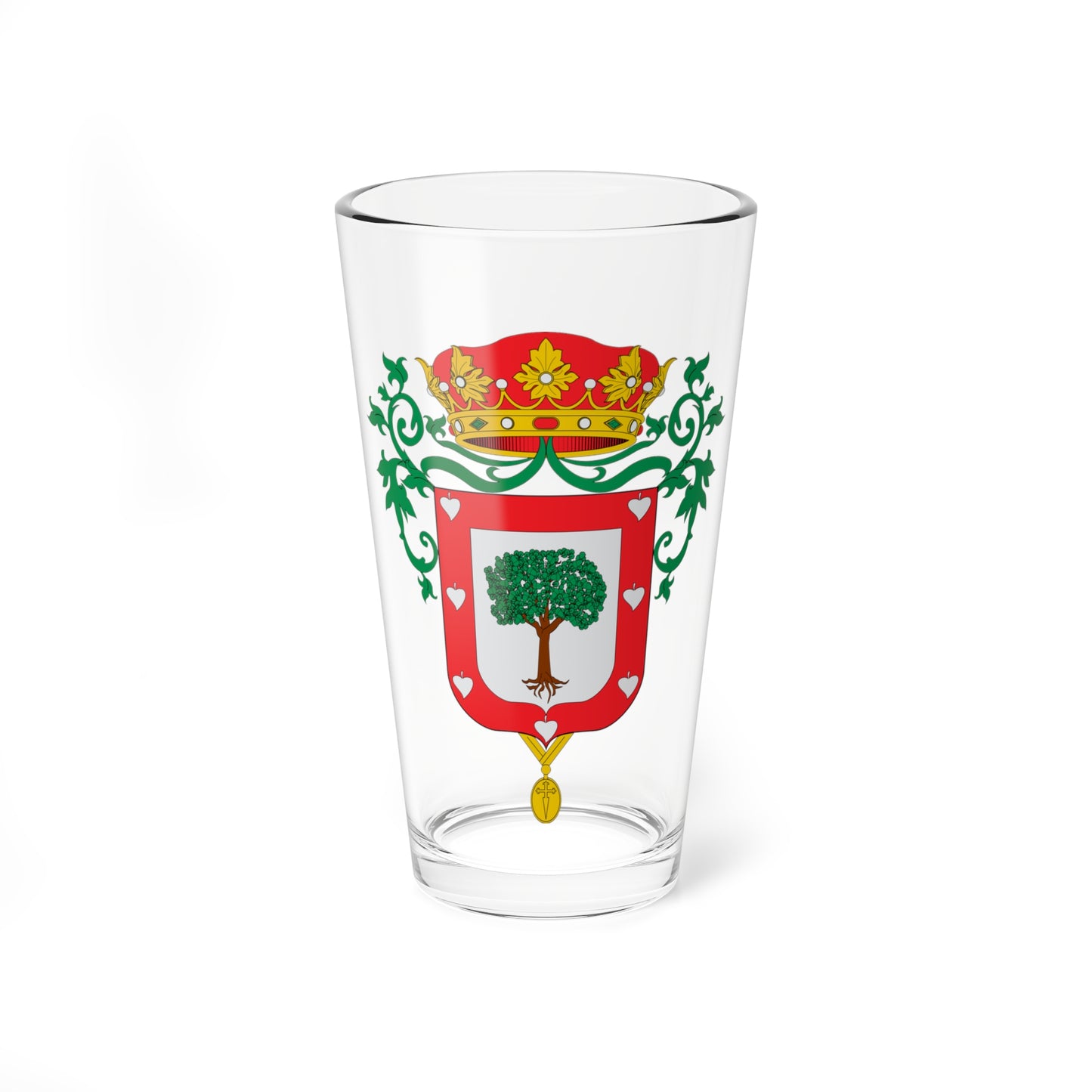 Escudo de Almazán (Spain) (Coat of Arms) Pint Glass 16oz