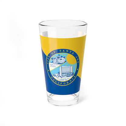 Flag of Santa Ana California (United States) Pint Glass 16oz