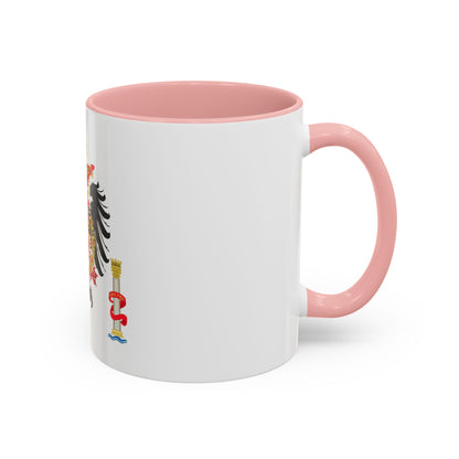 Greater Coat of Arms of Charles V Holy Roman Emperor, Charles I as King of Spain - Accent Coffee Mug