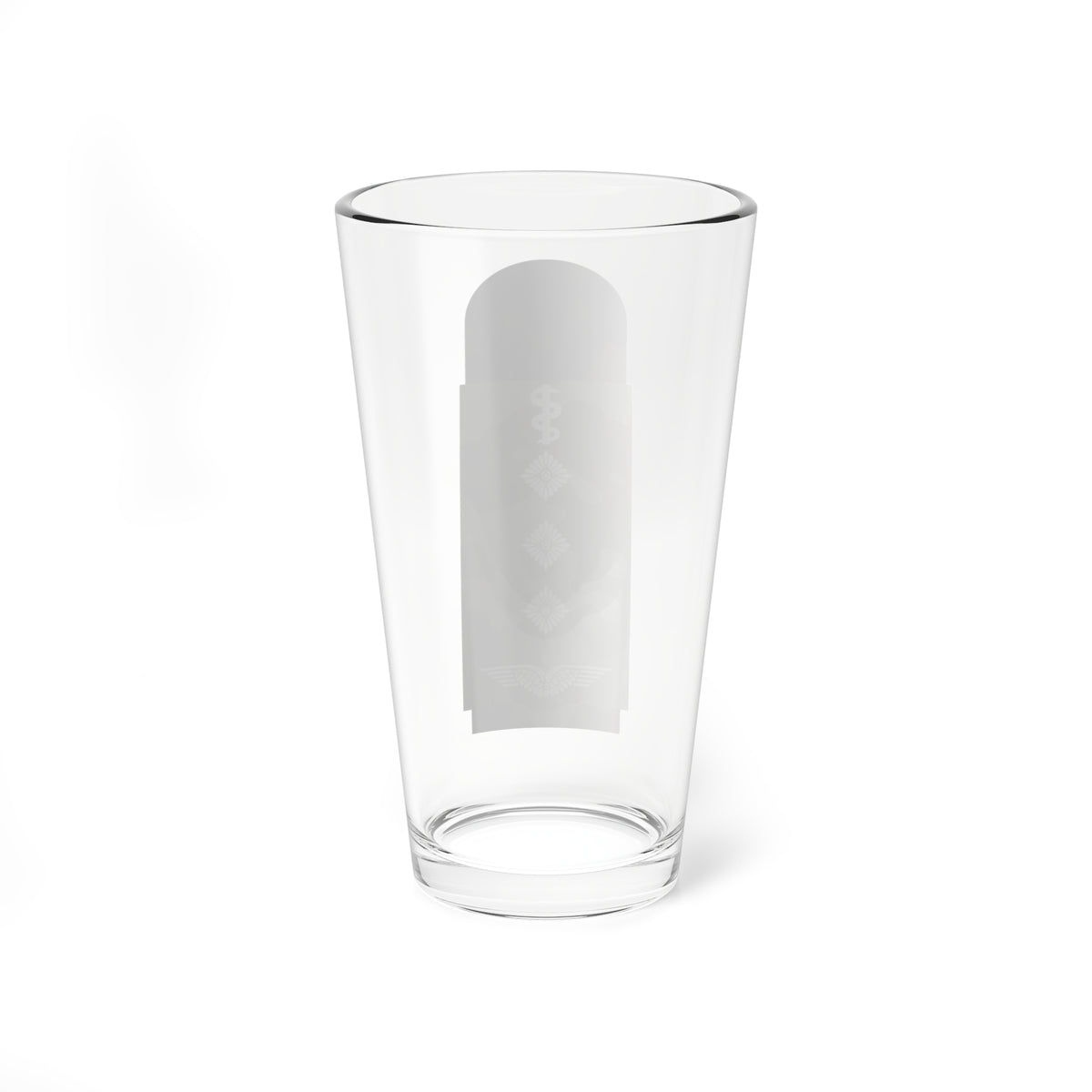 LA 5W5 43b Stabsarzt HMx L (Military Rank) Pint Glass 16oz