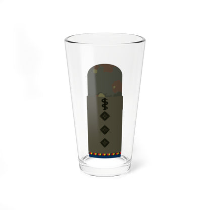 HA OS5 43b Stabsarzt d.R. San HM R (Military Rank) Pint Glass 16oz