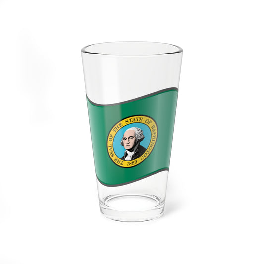Nuvola Washington flag (United States) Pint Glass 16oz