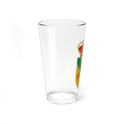 Escudo de Albaladejo Ciudad Real (Spain) (Coat of Arms) Pint Glass 16oz