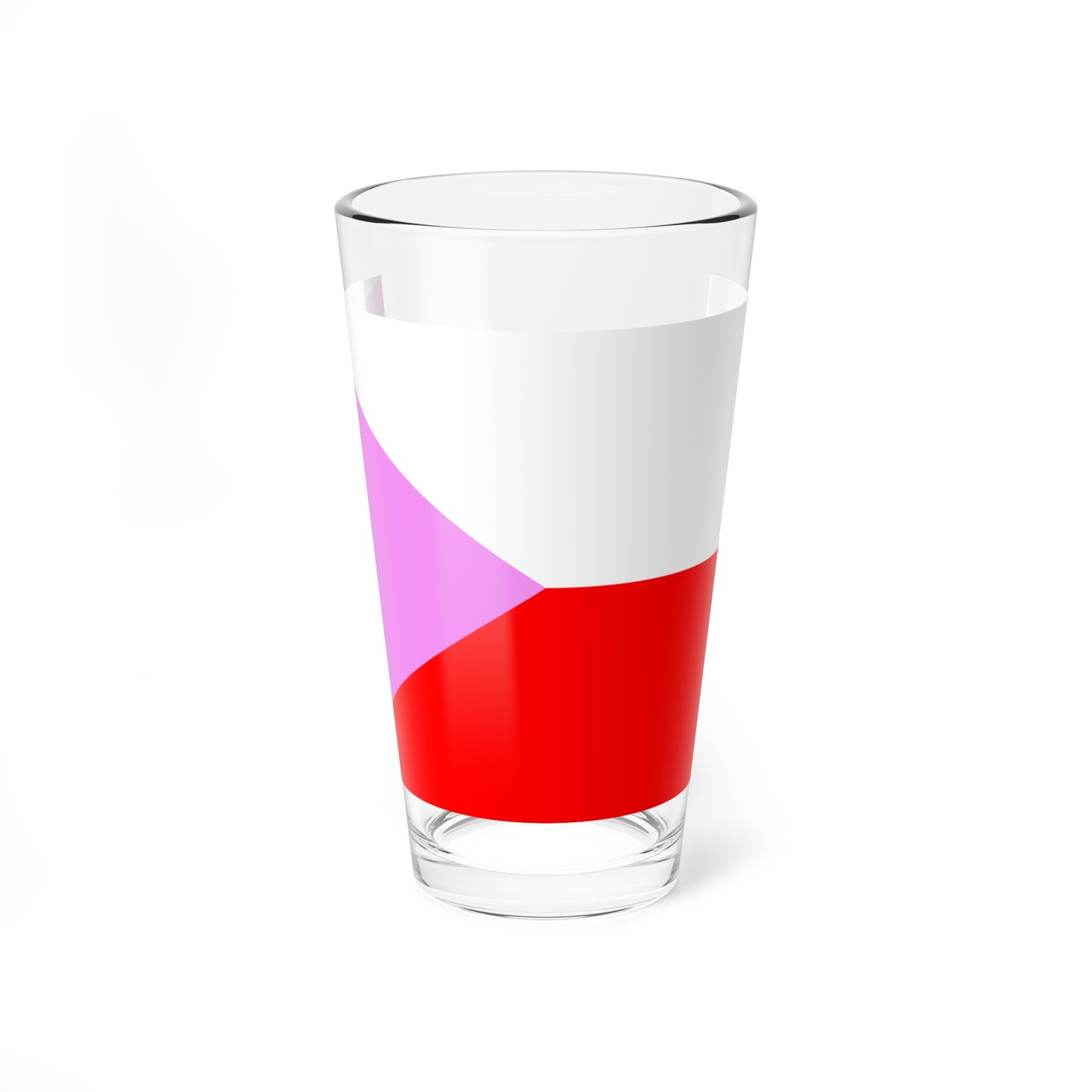 Gay Pride Flag of the Czech Republic (Czech Republic) Pint Glass 16oz