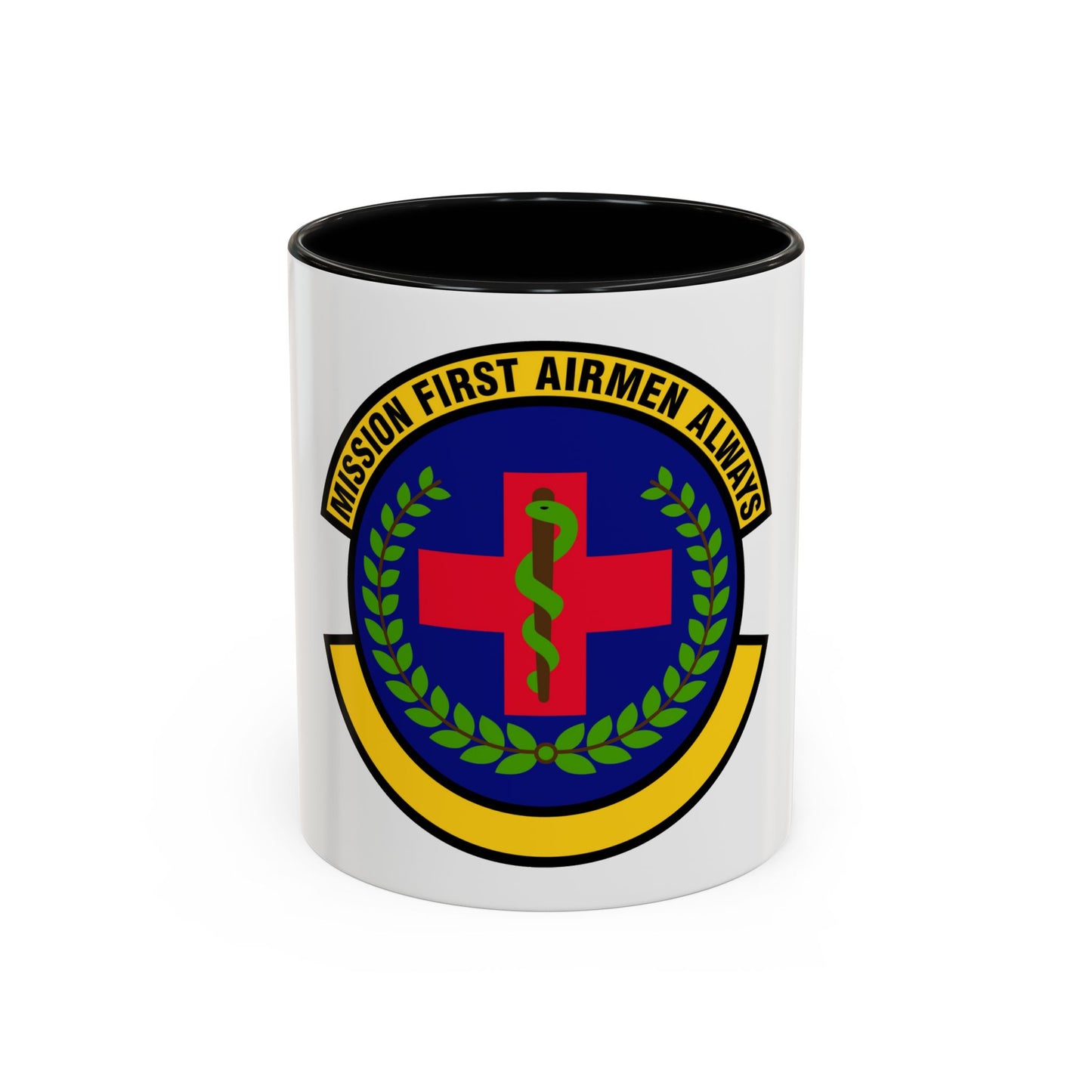 22 Healthcare Operations Squadron AMC (U.S. Air Force) Accent Coffee Mug