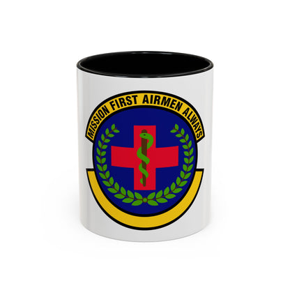 22 Healthcare Operations Squadron AMC (U.S. Air Force) Accent Coffee Mug