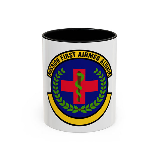 22 Healthcare Operations Squadron AMC (U.S. Air Force) Accent Coffee Mug