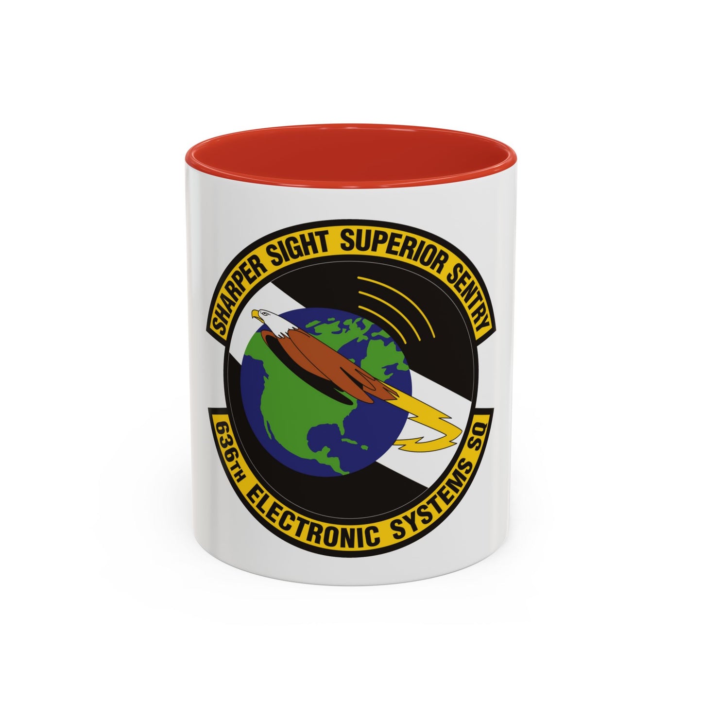 636th Electronic Systems Squadron (U.S. Air Force) Accent Coffee Mug