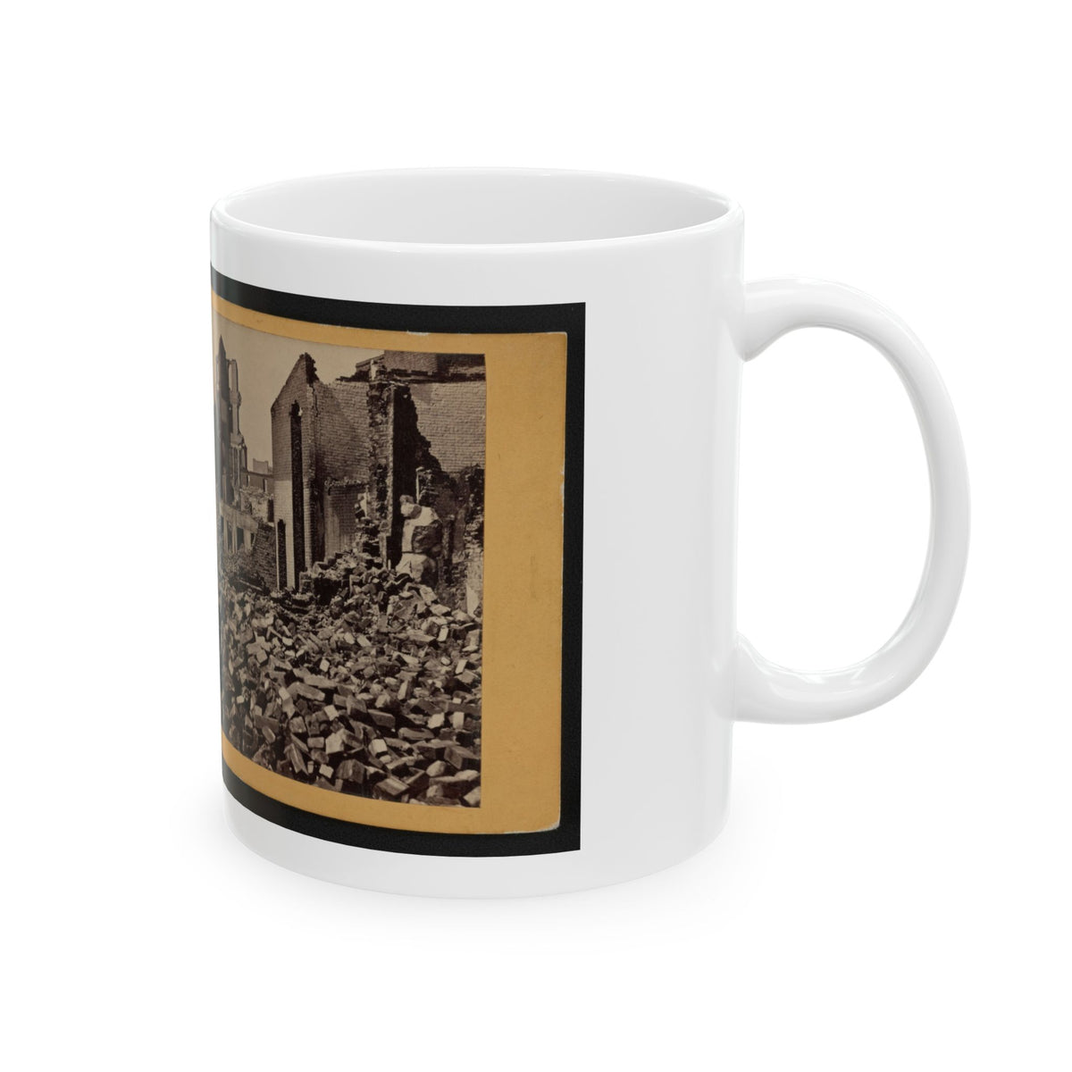 View Of Richmond, Va., At The Close Of The Rebellion (U.S. Civil War) White Coffee Mug