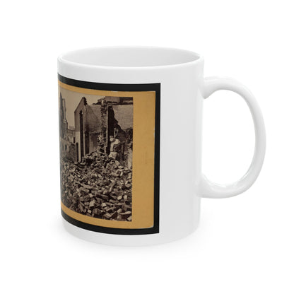 View Of Richmond, Va., At The Close Of The Rebellion (U.S. Civil War) White Coffee Mug