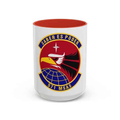 571st Mobility Support Advisory Squadron (U.S. Air Force) Accent Coffee Mug