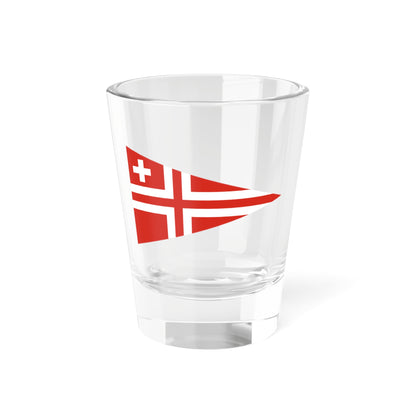 Burgee of Cruising Club der Schweiz (Switzerland) Shot Glass 1.5oz