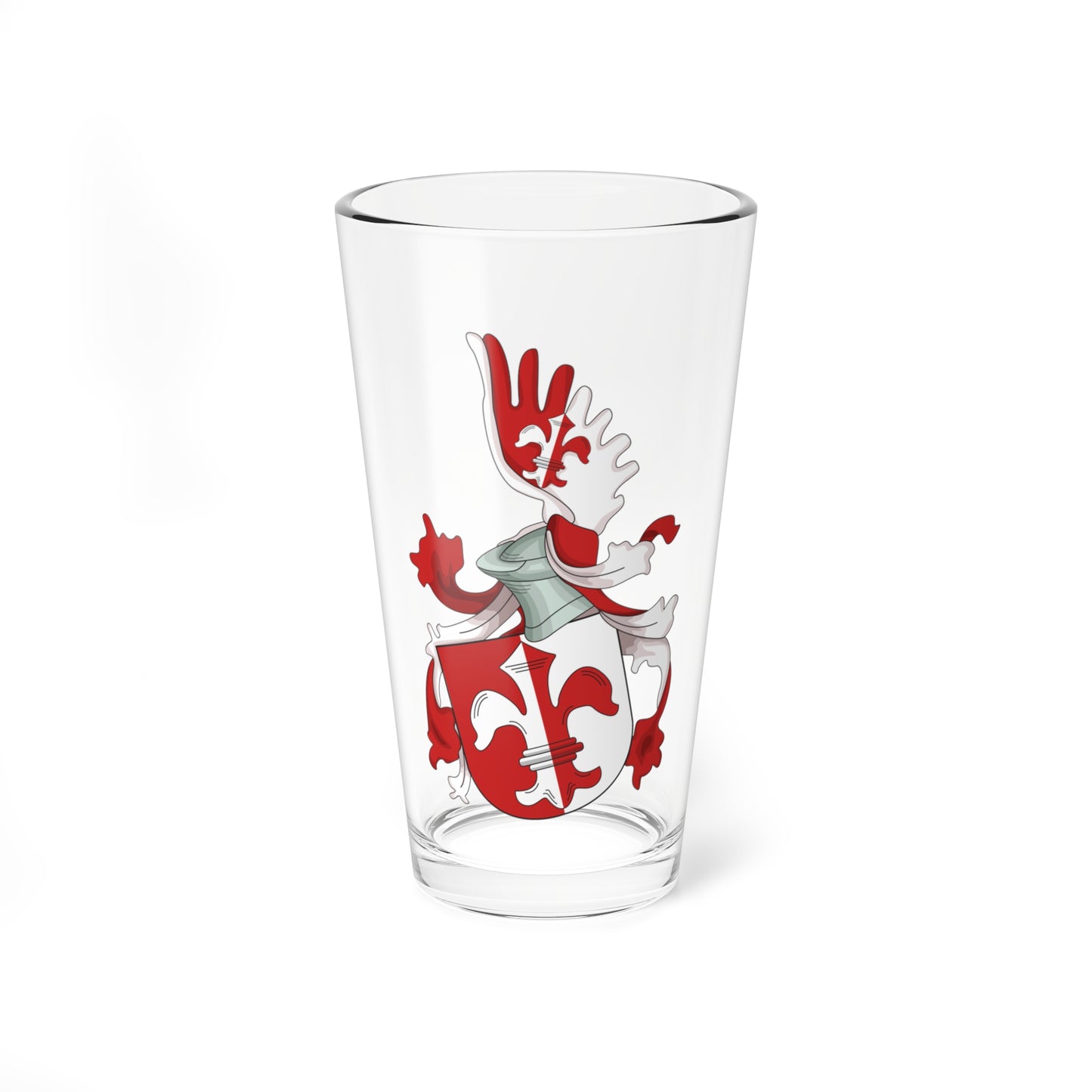 Coat of arms of Welser family (Germany) (Coat of Arms) Pint Glass 16oz