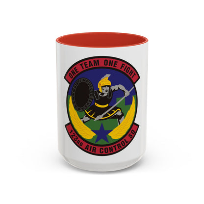 123d Air Control Squadron (U.S. Air Force) Accent Coffee Mug