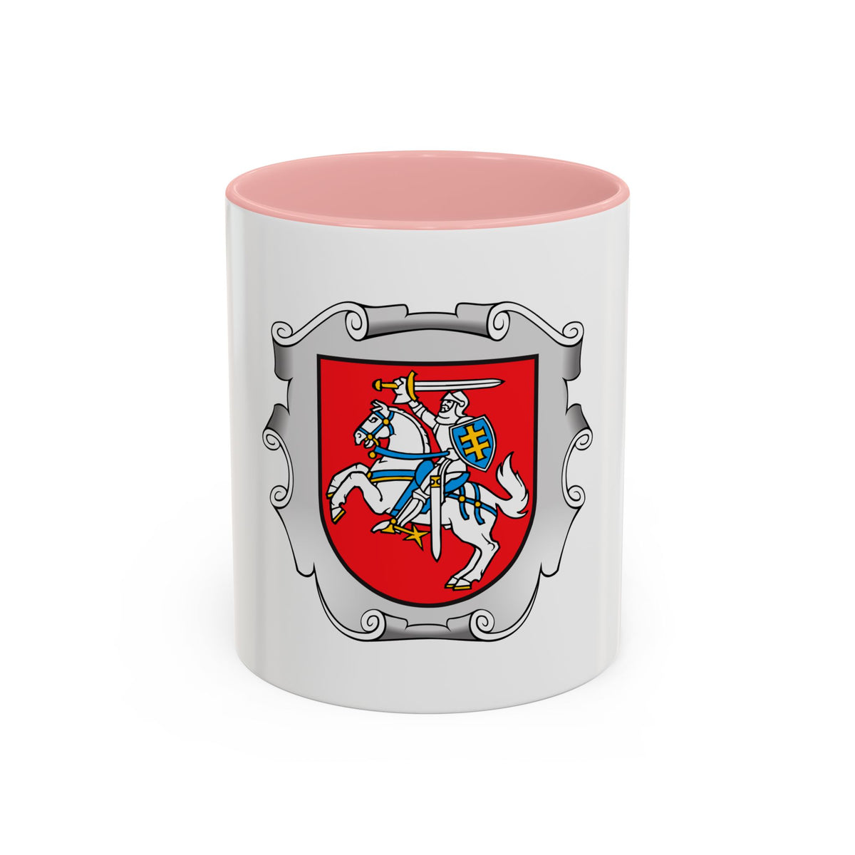 Coat of arms of the Ministry of the Interior of Lithuania - Accent Coffee Mug