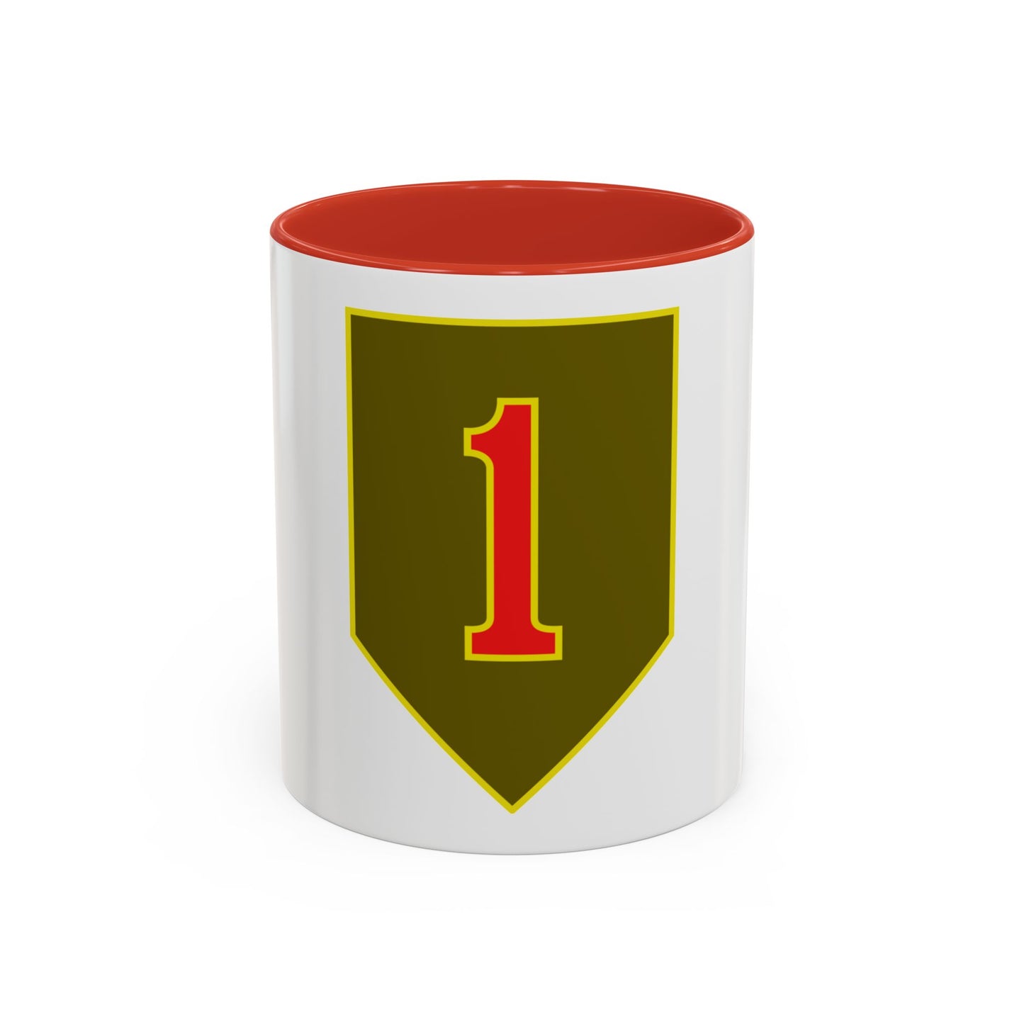 1st Infantry Division (U.S. Army) Accent Coffee Mug