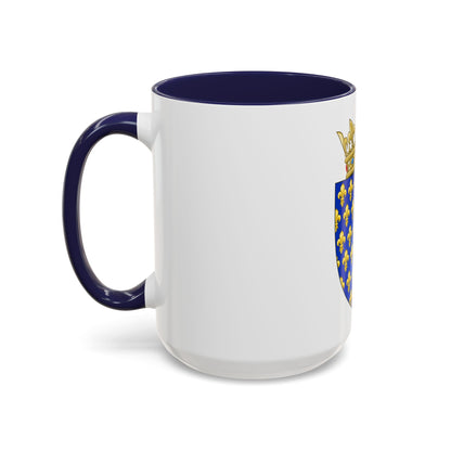 Arms of the Kingdom of France & Navarre - Accent Coffee Mug