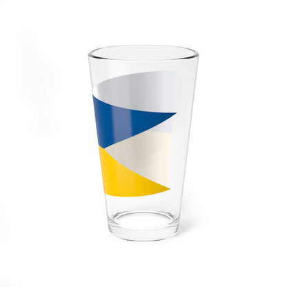 Naval Rank Flag of Sweden - Orlogsstandert (Sweden) Pint Glass 16oz