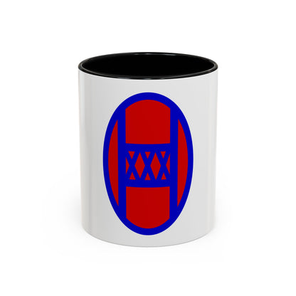 30th Infantry Division SSI (U.S. Army) Accent Coffee Mug