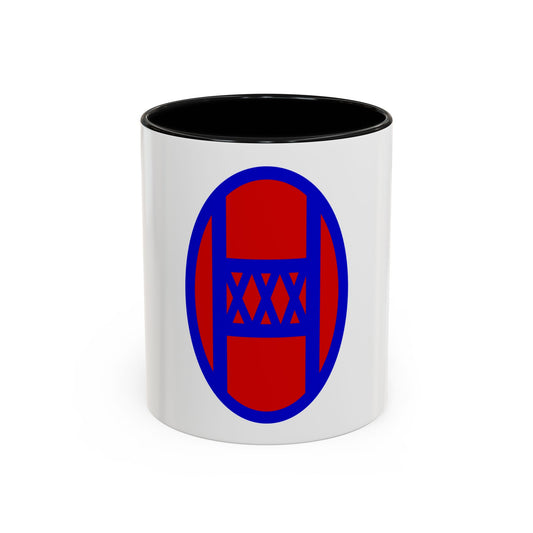 30th Infantry Division SSI (U.S. Army) Accent Coffee Mug