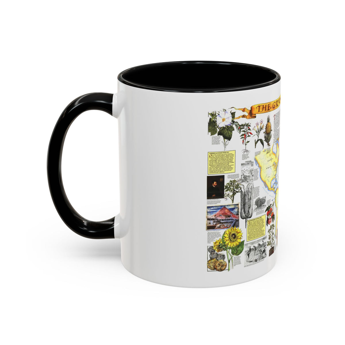 The Grand Exchange (1992) (Map) Accent Coffee Mug