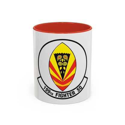 199 Fighter Squadron (U.S. Air Force) Accent Coffee Mug
