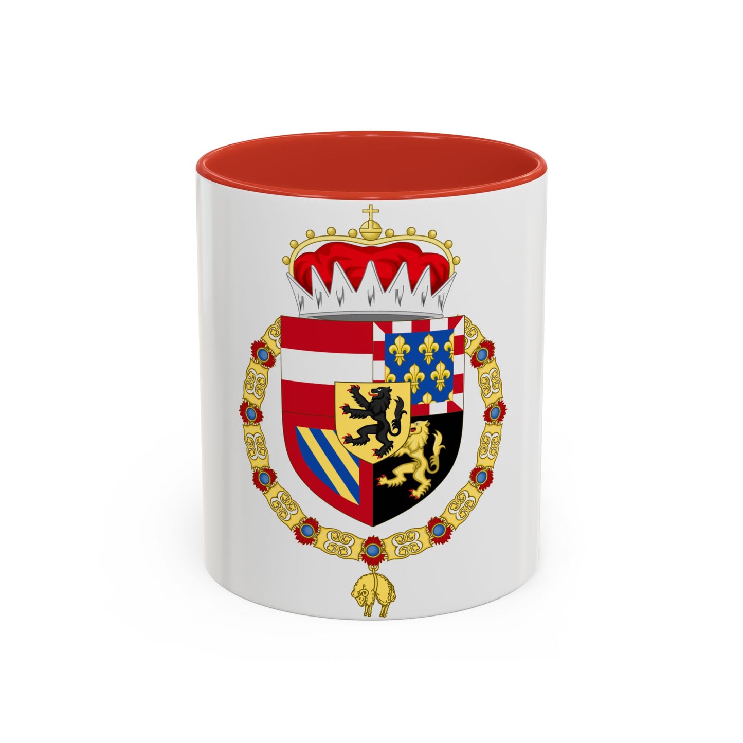 Coat of Arms of Philip IV of Burgundy - Accent Coffee Mug