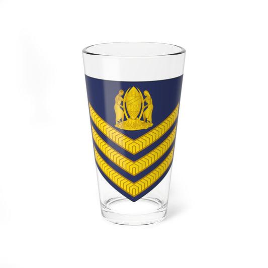 04 Tanzania Air Force SSG (Tanzania) (Military Rank) Pint Glass 16oz