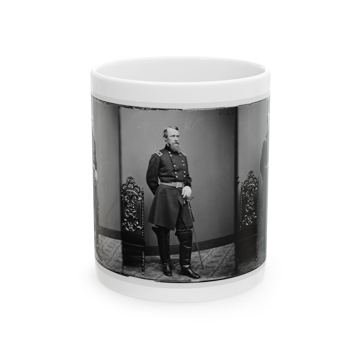 Brig. Gen. David B. Birney (U.S. Civil War) White Coffee Mug