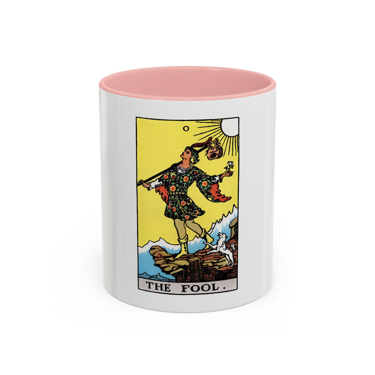 The Fool (Tarot Card) Accent Coffee Mug