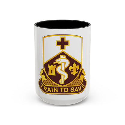 187 Medical Battalion (U.S. Army) Accent Coffee Mug