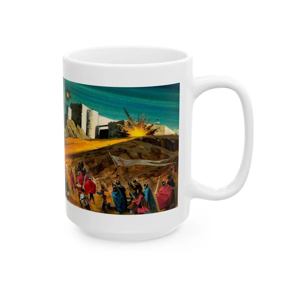 Crusades - White Coffee Mug-Go Mug Yourself