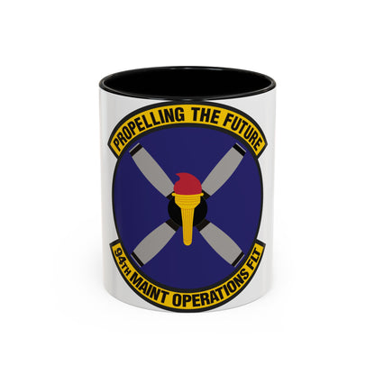 94th Maintenance Operations Flight (U.S. Air Force) Accent Coffee Mug