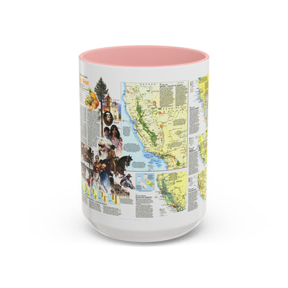 USA - Far West 2 (1984) (Map) Accent Coffee Mug
