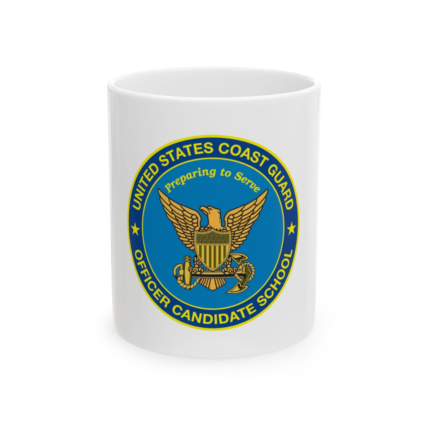 USCG Officer Candidate School (U.S. Coast Guard) White Coffee Mug