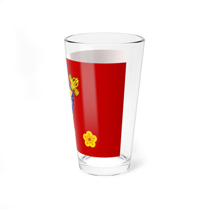 ROCMC Colonels Flag (China) Pint Glass 16oz