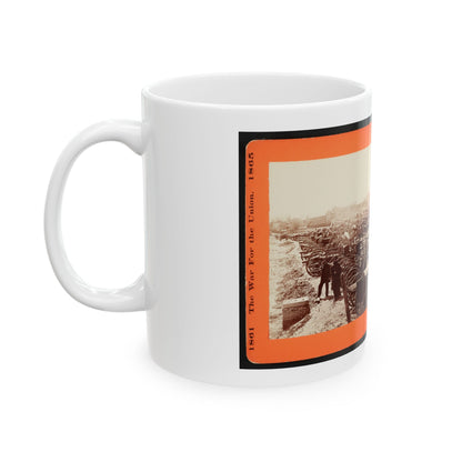 Artillery Captured From The Rebels (U.S. Civil War) White Coffee Mug