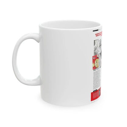 Jeanne Carmen #227 - German Mag. Layout (Vintage Female Icon) White Coffee Mug-Go Mug Yourself