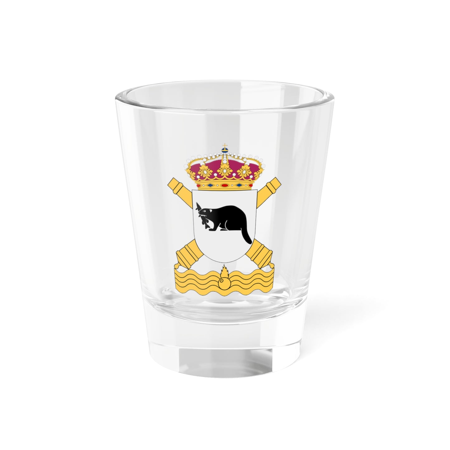 Härnösandsgruppen vapen (Sweden) (Coat of Arms) Shot Glass 1.5oz