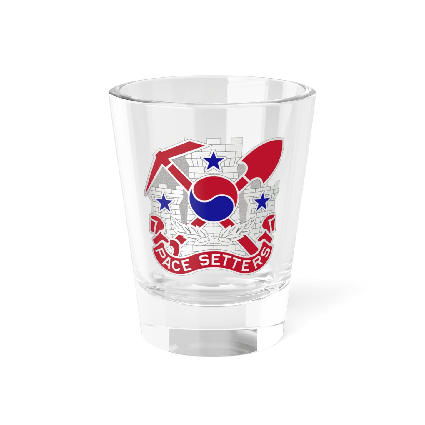 2 Engineer Group (U.S. Army) Shot Glass 1.5oz