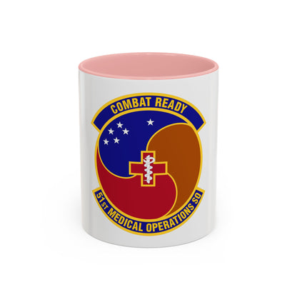 51st Medical Operations Squadron (U.S. Air Force) Accent Coffee Mug