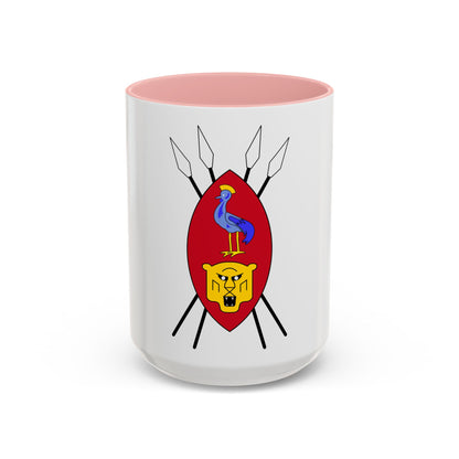 Coat of arms of Ruanda-Urundi - Accent Coffee Mug