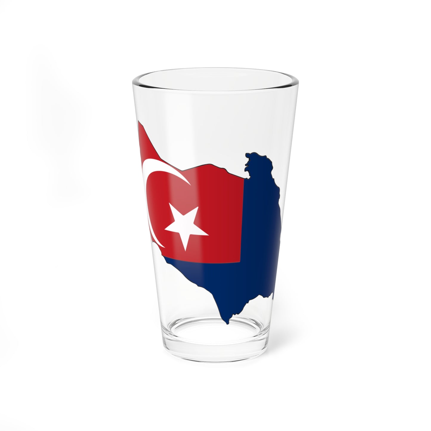 Flag map of Johor (Malaysia) Pint Glass 16oz