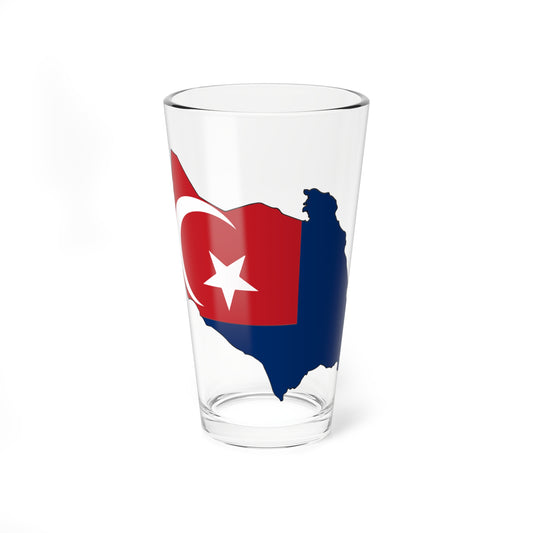 Flag map of Johor (Malaysia) Pint Glass 16oz