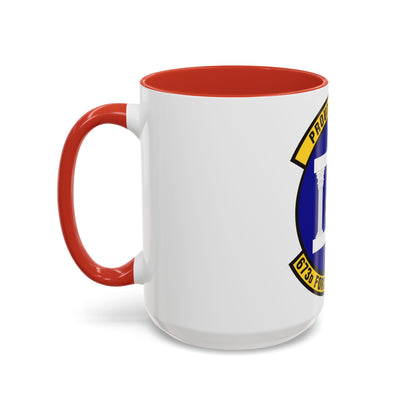 673d Force Support Squadron (U.S. Air Force) Accent Coffee Mug