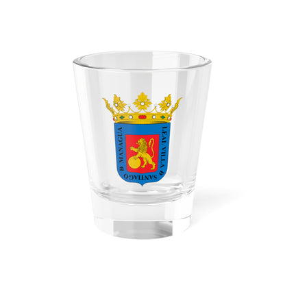 Escudo de Managua (Nicaragua) (Coat of Arms) Shot Glass 1.5oz