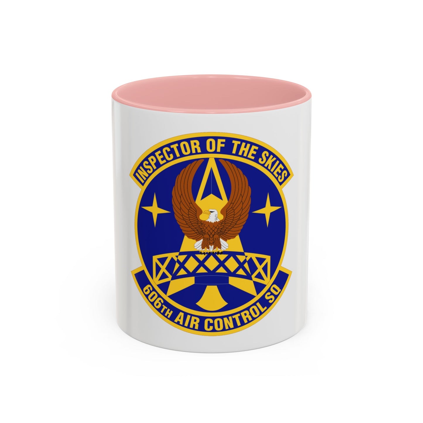 606th Air Control Squadron (U.S. Air Force) Accent Coffee Mug
