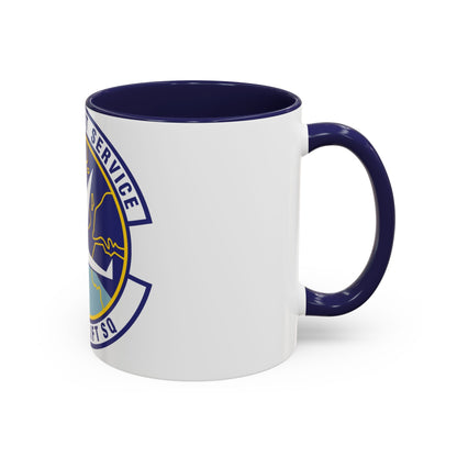 76th Airlift Squadron (U.S. Air Force) Accent Coffee Mug